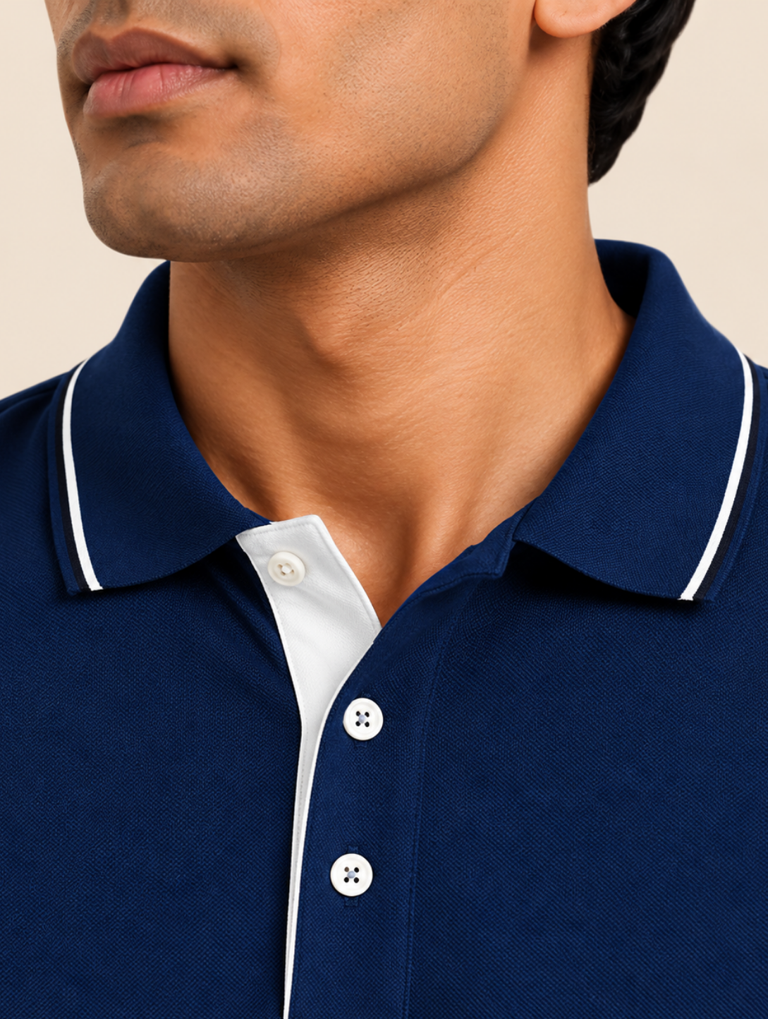Corporate Men's Tipped Polo T-Shirt view 4