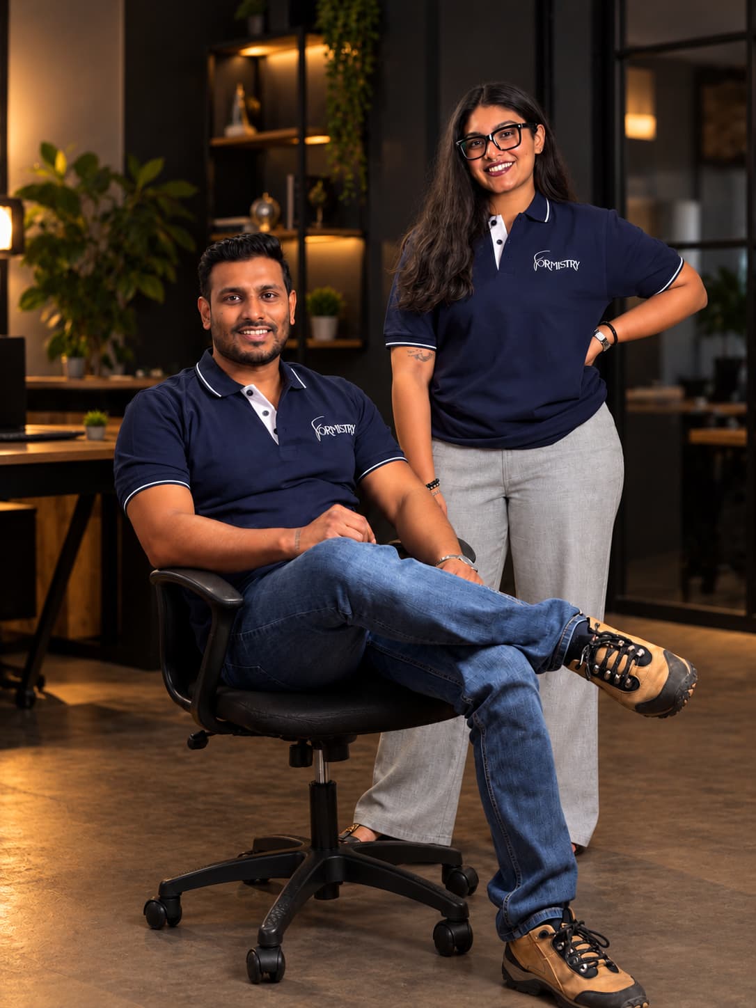 Formistry Founders - Paurnami Pradeep and Jithin Daniel