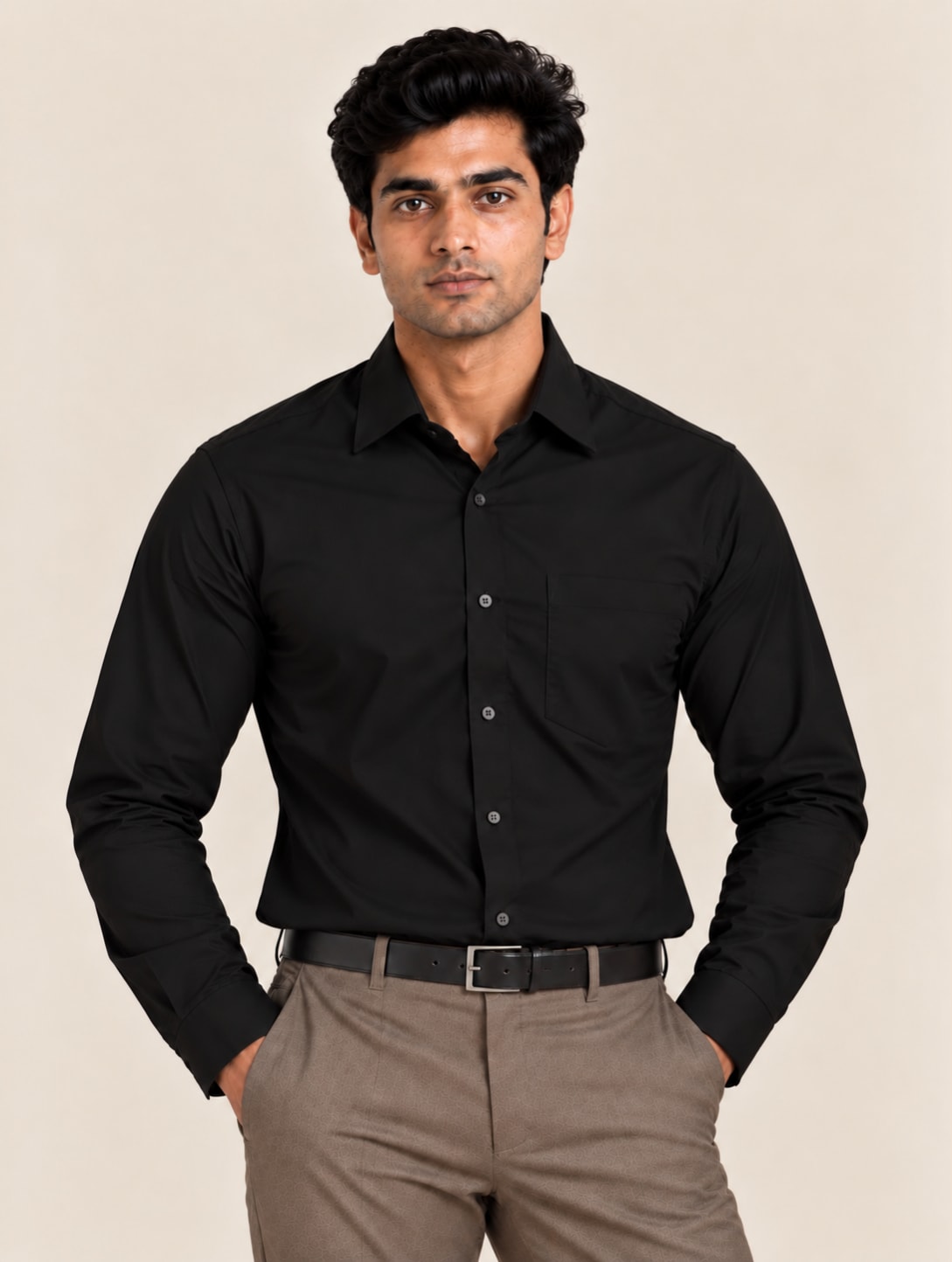 Signature TR Men's Boardroom Shirt - Black